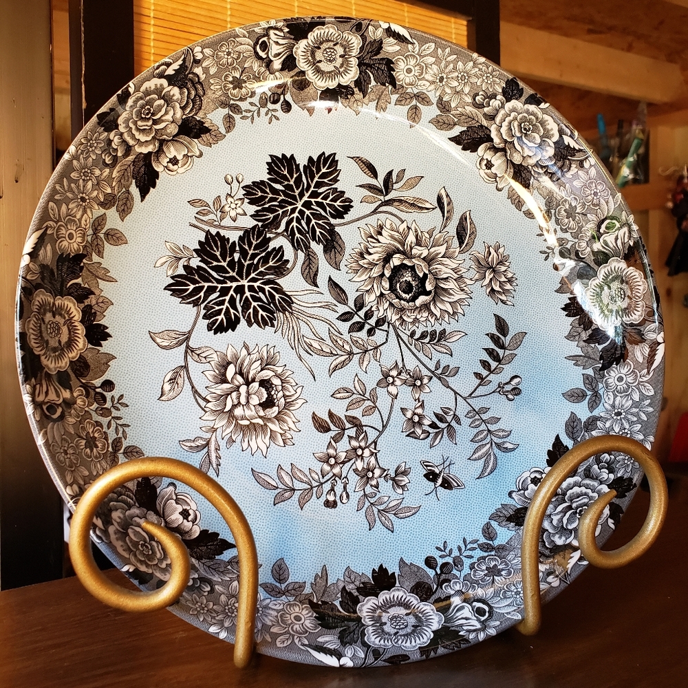 Spode floral collectors plate